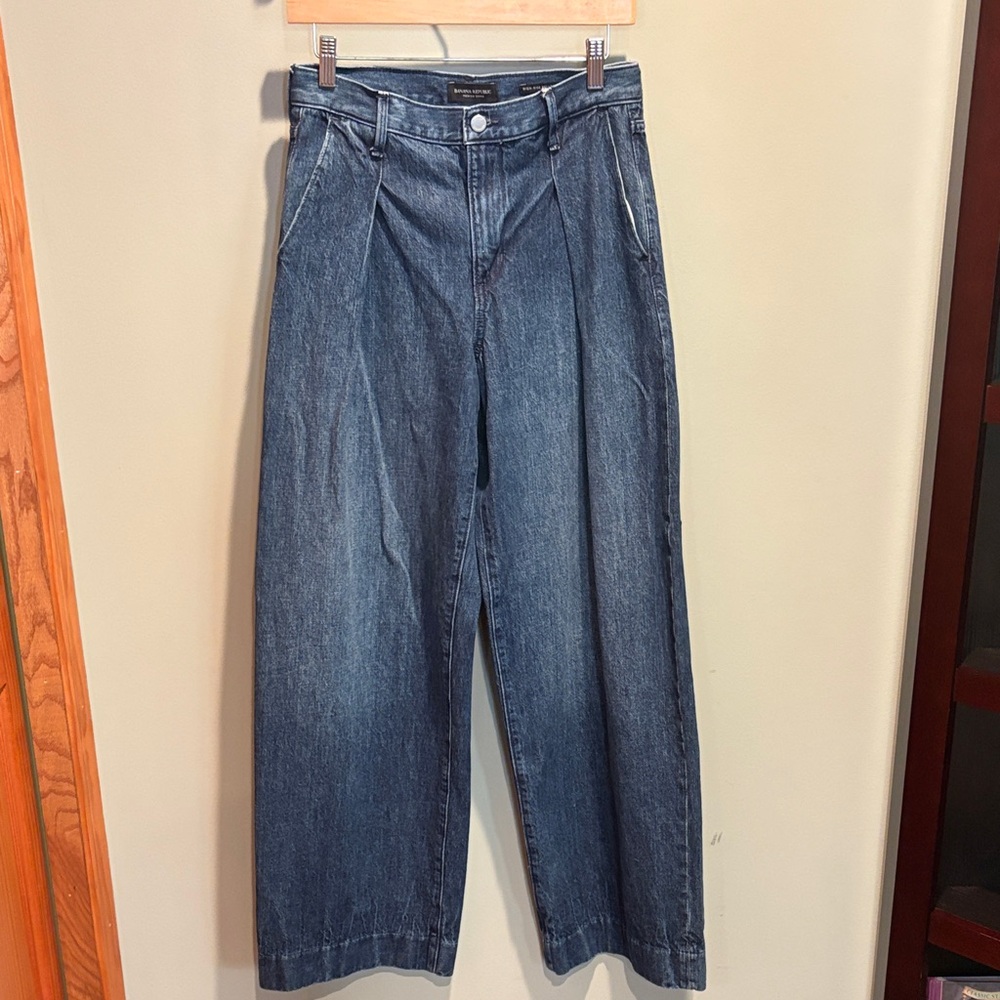 Women’s Banana Republic High Rise Relaxed Wide Leg Jeans